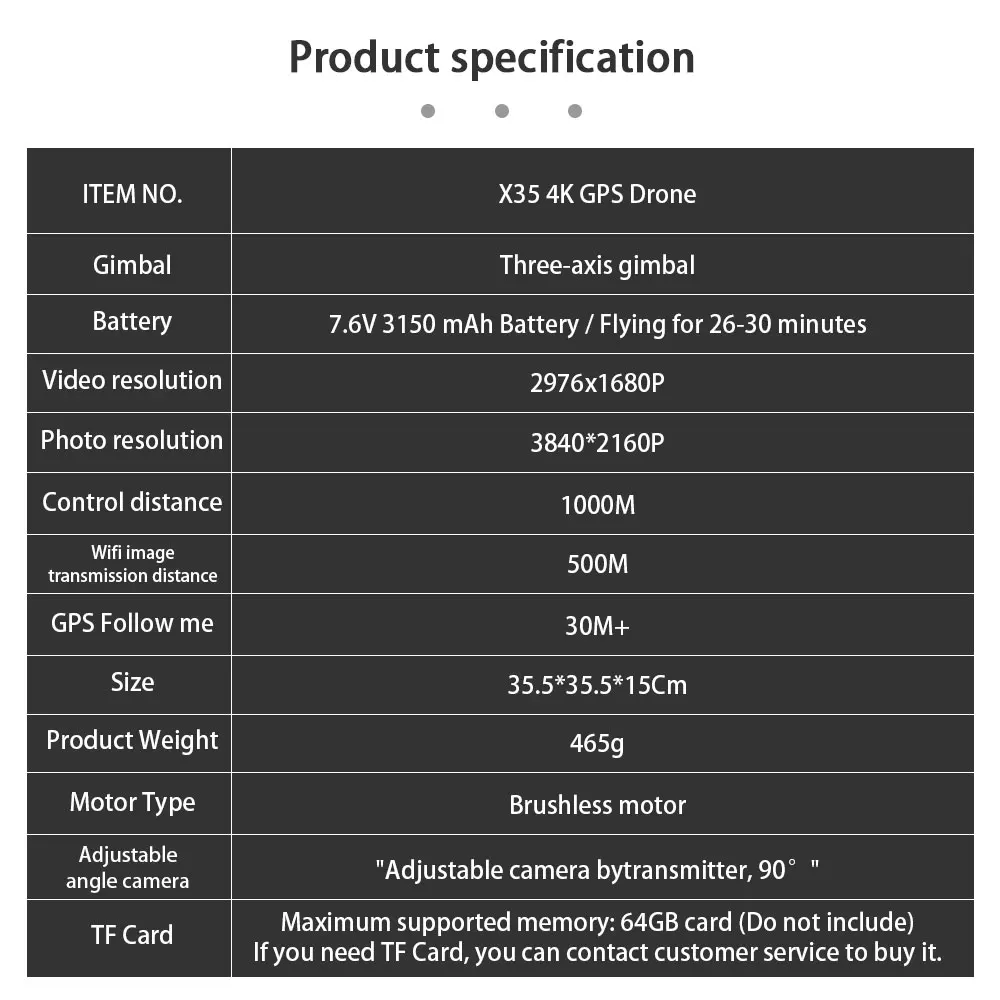 FEMA профессиональная Карданная Дрон GPS 4K с 3 Осями для Камера 5G WI FI видом от первого