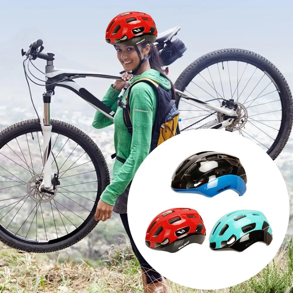 Шлем велосипедный унисекс портативный для мужчин и женщин защита головы горных