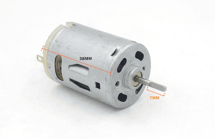 Модель 385 DC мотор D вал DIY игрушки модель автомобиля Угольная щетка 3 6V 12000RPM