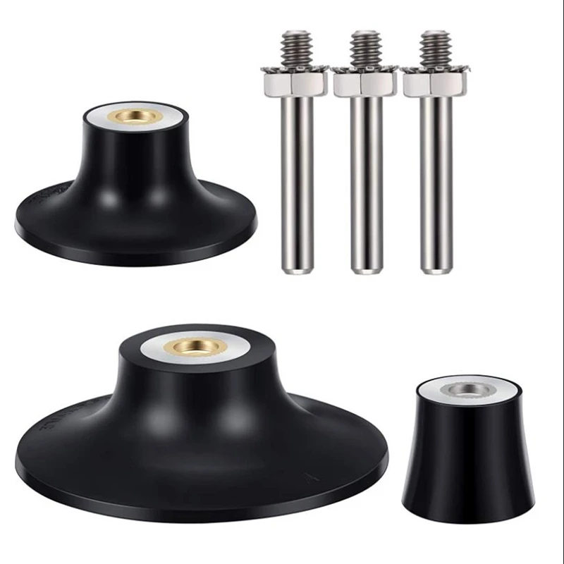 

Набор из 3 держателей для дисковых прокладок с щетиной, включая 1, 2, 3-дюймовый держатель шлифовального диска с держателем для хвостовика 1/4 д...