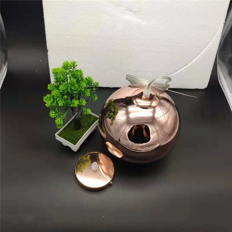 Современная Подвесная лампа с гальваническим покрытием и стеклянными шариками