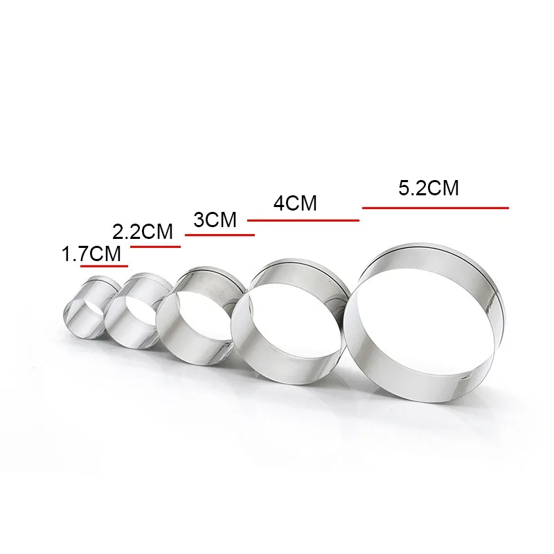 Форма для торта и печенья резак круглой формы из нержавеющей стали сделай сам