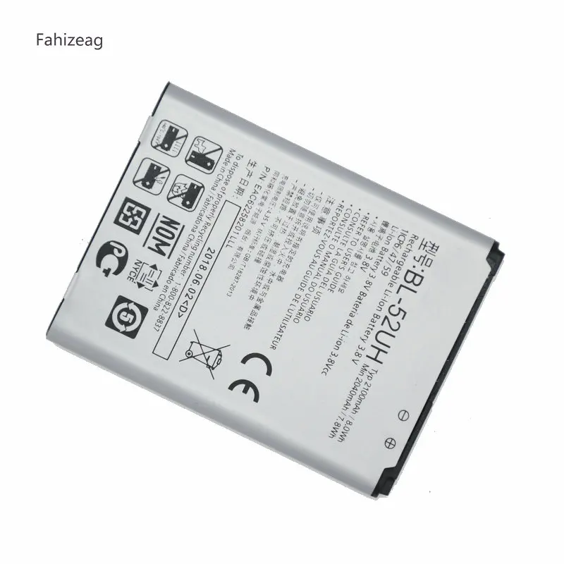 Fahizeag 2040 мАч BL 52UH мобильного телефона Батарея Замена для LG Opimus L70 D320 L65 D285 D280 D320N