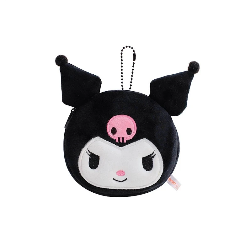 

Kawali Kuromi Messenger Bag Soft Stuffed Plush Toy Coin Purse Animal Hand Bag Plush Toy for Girls Birthday Gifts Christmas Gifts