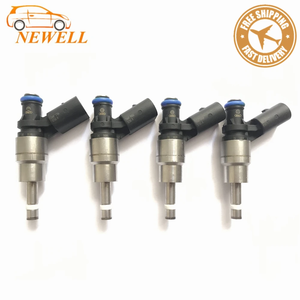 4 шт. Форсунка топливной форсунки для volkswagen PASSAT B6 2,0 OEM: 06F906036A 06F906036G 0261500020