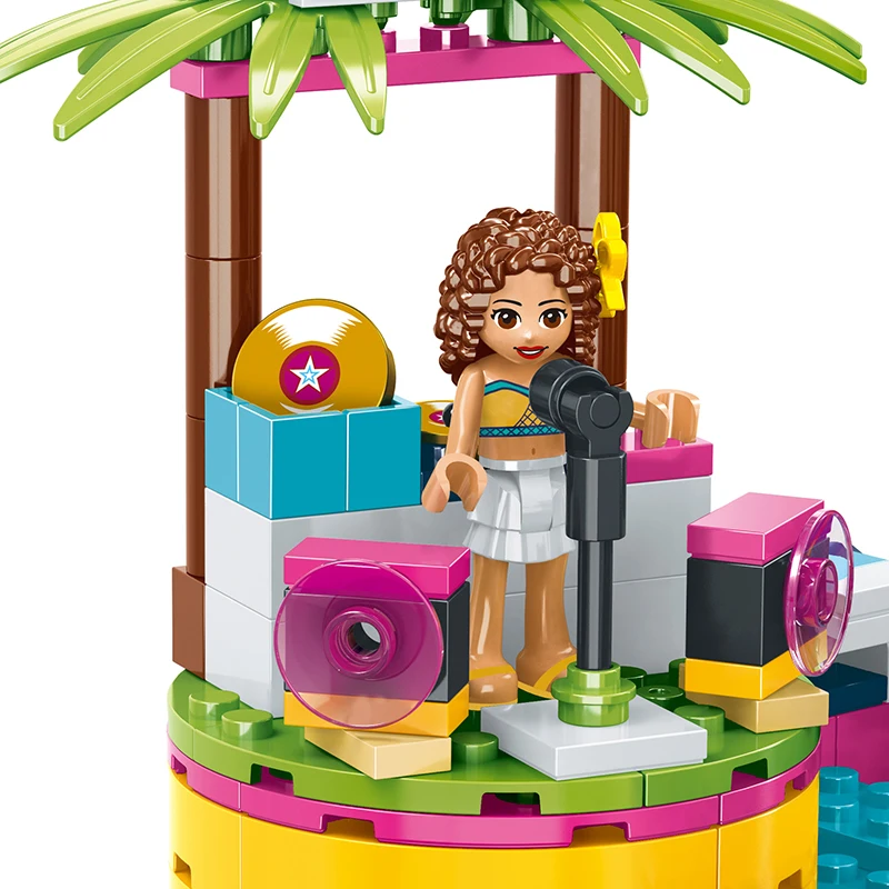 552 шт. небольшие строительные блоки игрушки совместимые с Lepinging friends вечерние