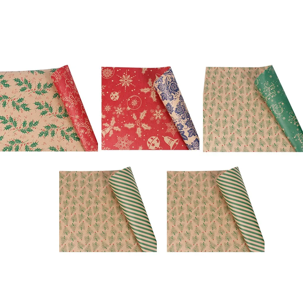 Двухсторонний узор сделай сам из воловьей кожи упаковочная бумага для