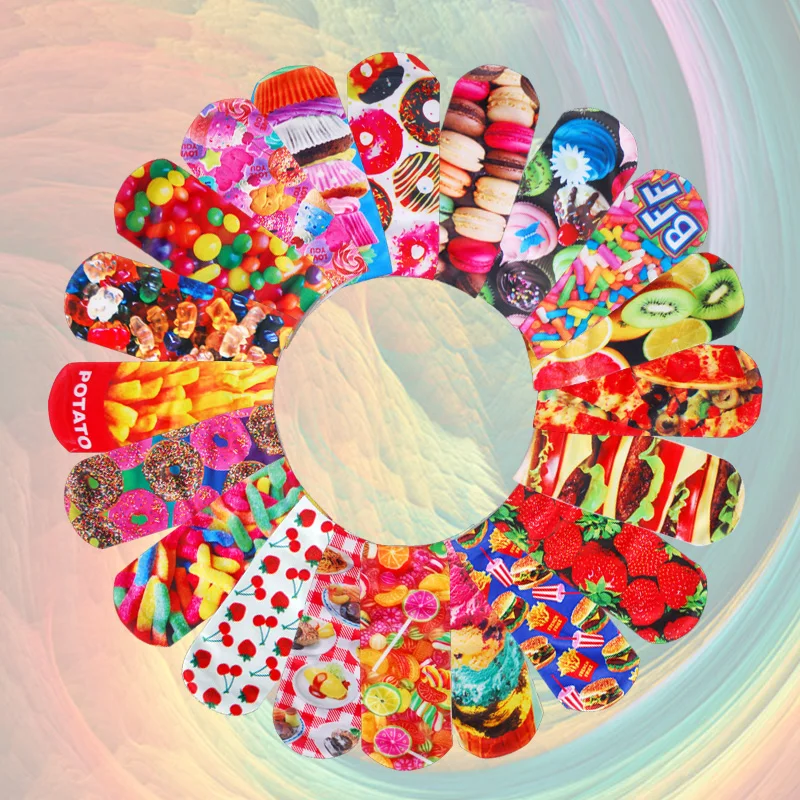 Гам счастливые носки Новые Еда одна сторона печати 3D Для женщин Kawaii Носки для