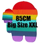 Popete Xxl фиджет-игрушки, снижение давления, пузырьки, силиконовые пуш-попки, гигантские детские настольные развивающие игрушки