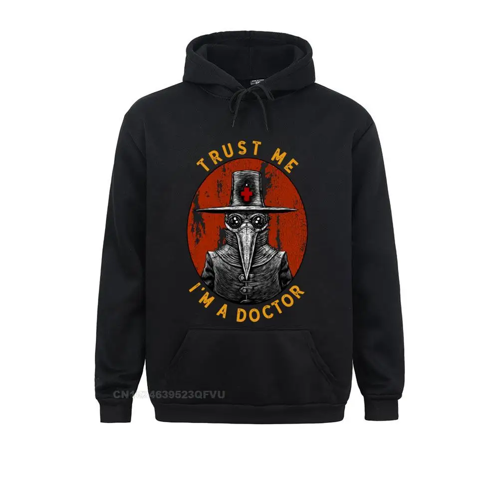 

Humor Trust Me I'm A Doctor Top Women Men Cotton Funny Harajuku Hoodie Halloween Plague Doctor Tees Streetwear Tops