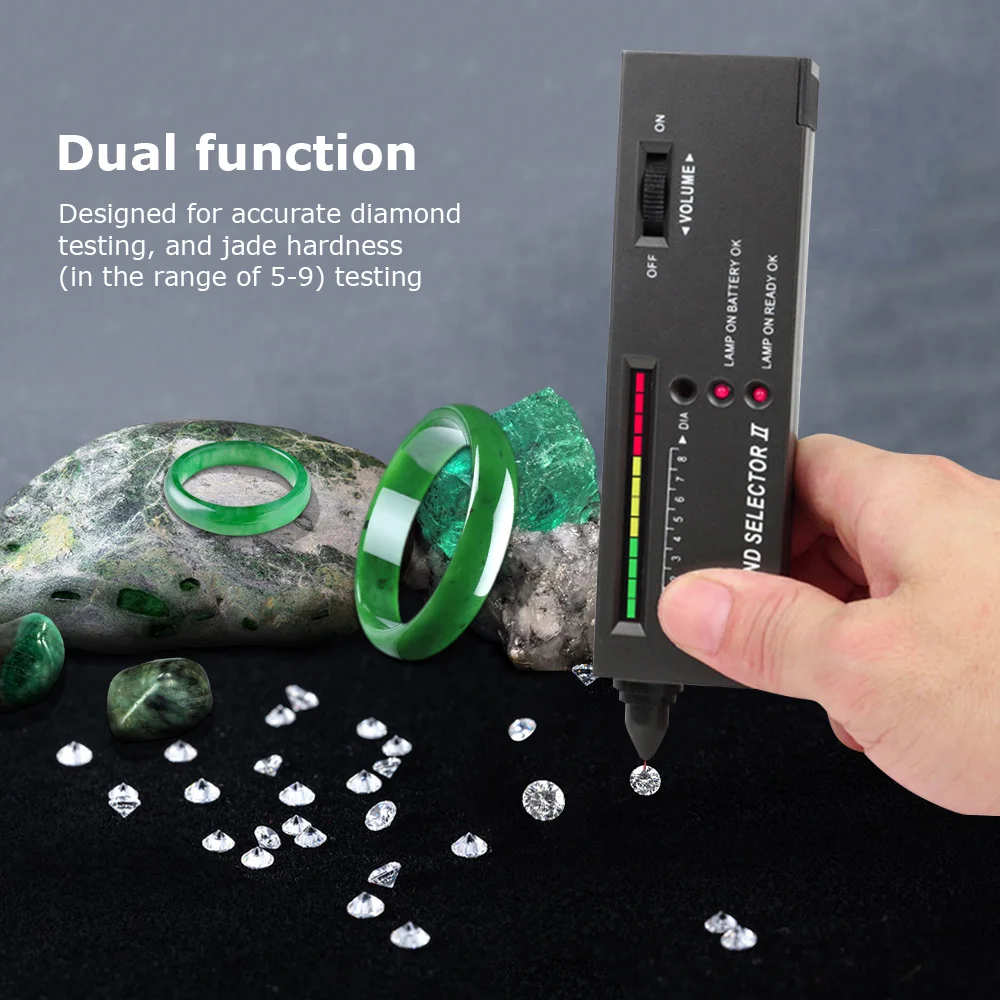 

KKmoon Diamond Gems Tester Pen High Accuracy Diamond Tester with Case Jewerly Diamond Selector for Professional Novice Expert
