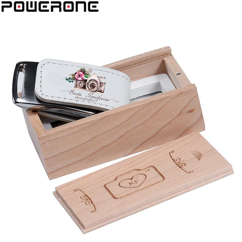 Флэш-накопитель POWERONE с логотипом компании usb 2 0 64 ГБ 32 4 8 16 Usb + коробка (1 шт.