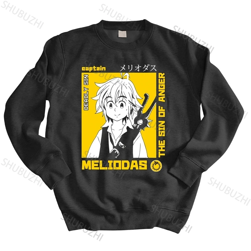 

Men sweatshirt spring Japanese Manga Seven Deadly Sins hoodies Nanatsu No Taizai Meliodas thin hoody thin style