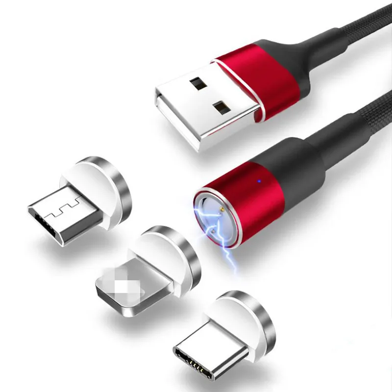 Магнитный кабель Micro usb Type C адаптер для быстрой зарядки телефона магнитное