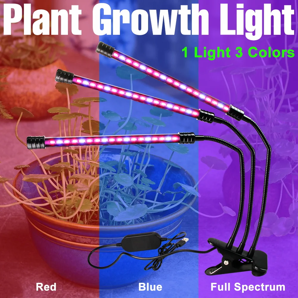 

LED Phytolamp Hydroponic Growing Lights Full Spectrum LED Plant Flower Seedling 5V Bulbs 9W 18W 27W 36W Greenhouse Fitolamp Tent