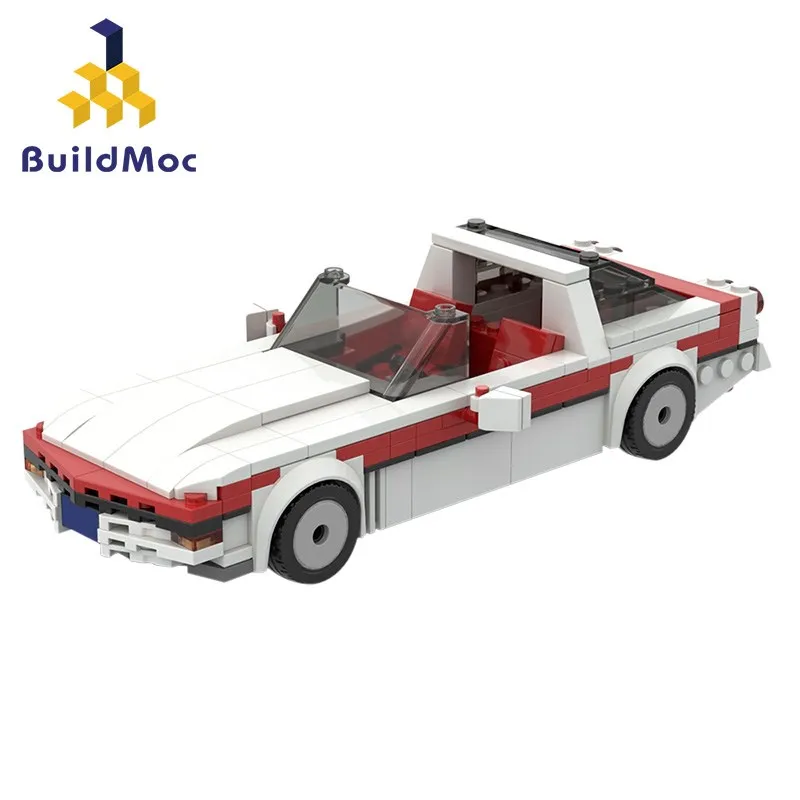 

Buildmoc Technical Car Creative Expert A-Team Corvette-C4 Suparcar Speed Champions Building Blocks Vehicle Toys for Children
