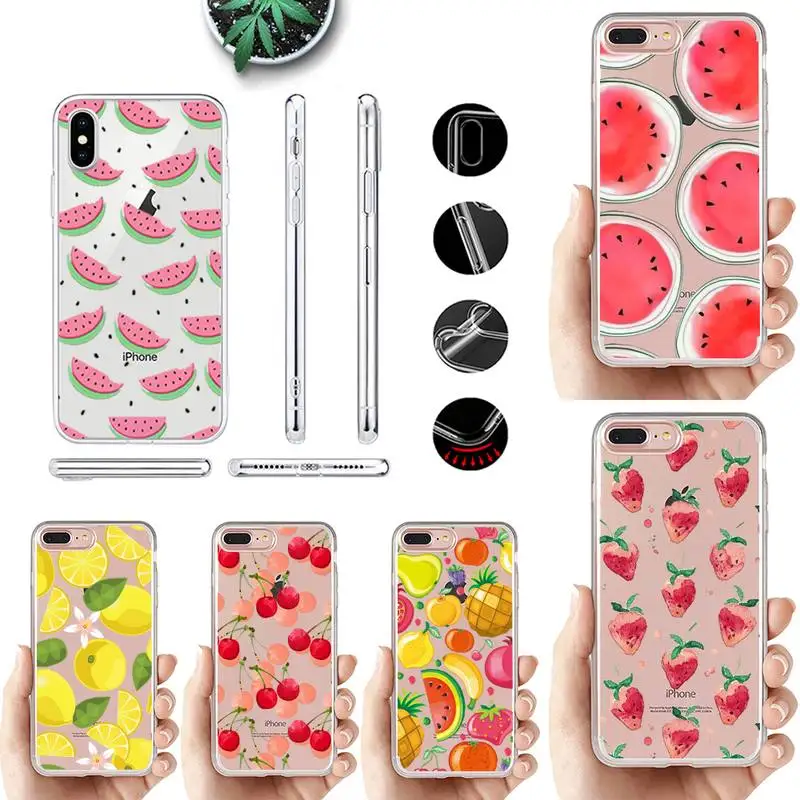 

Fruit strawberry watermelon Phone Case for iPhone 11 12 13 mini pro XS MAX 8 7 6 6S Plus X 5S SE 2020 XR case