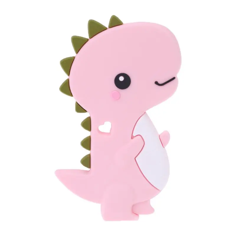 27-Pink Силиконовые Прорезыватели для зубов в виде кролика из мультфильма; детские игрушки для жевания зубов; детские товары; DXAD - Цвет: 27-Pink