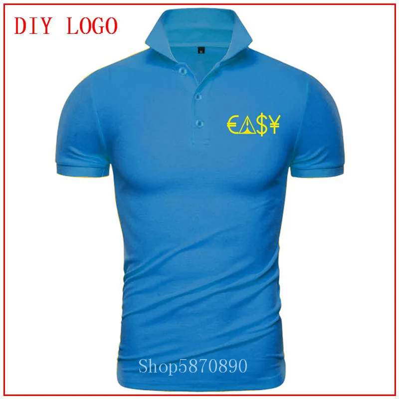 Мужская футболка с принтом Easy Money желтая в стиле хип-хоп модная 2020 | одежда