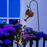 watering can garden light decorative outdoor solar shower lamp energy saving led string fairy light for patio garden park villa