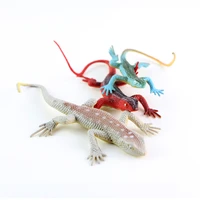 the new 12 simulation reptile model soft lizard gecko chameleon childrens cognitive toy figure model
