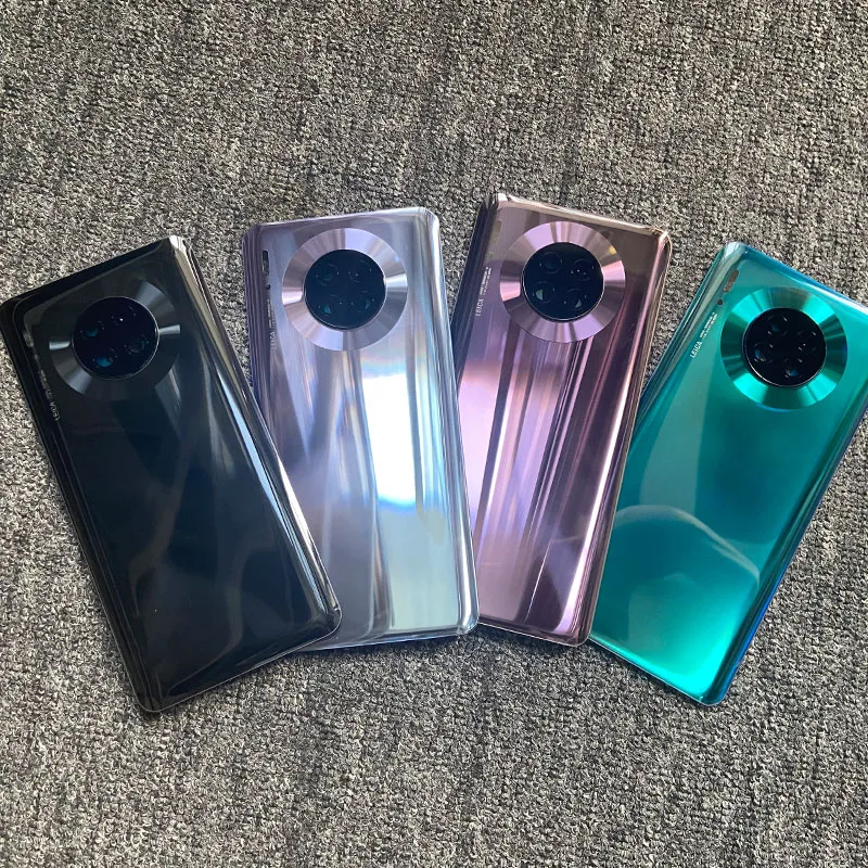 

Задний корпус для Huawei Mate 30 Pro, крышка аккумулятора, задняя крышка, задняя крышка, задний корпус с объективом камеры, клейкие наклейки, новая З...