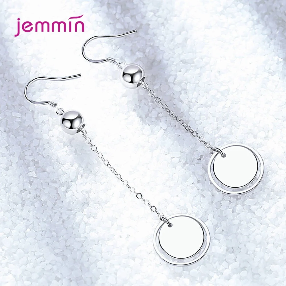 

Korean 925 Sterling Silver Temperament Beads Tassel Drop Earrings Bridal Earrings For Women Oorbellen Jewelry