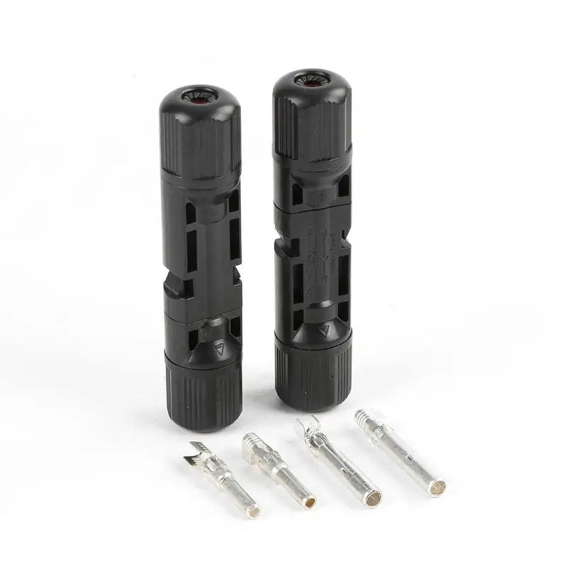 2 шт. Солнечный фотоэлектрический соединитель штекер и разъем кабель панели