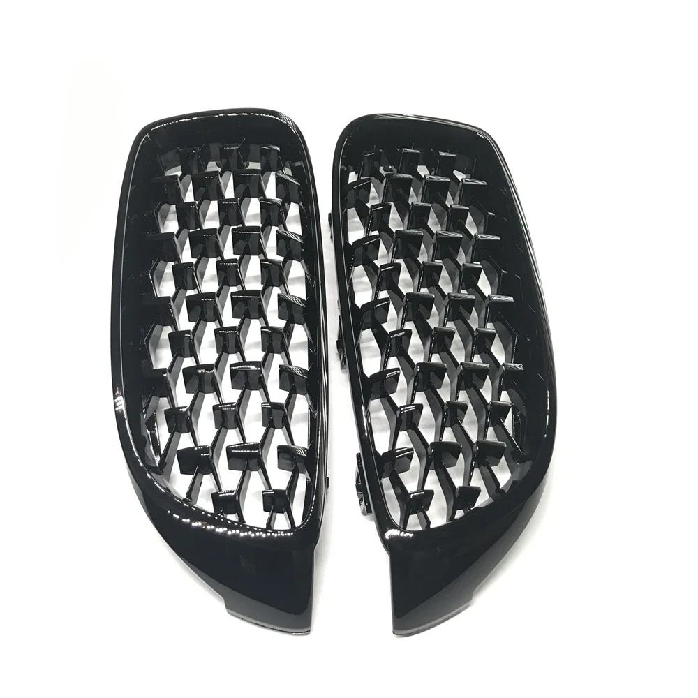 2 шт. L + R M4 Алмазный передний бампер для почек ABS решетка BMW 4 серии F32 F33 F36 F82 F83 F80 M3 420d