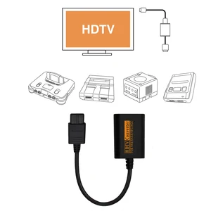 for nintendo 64 super famicom nes gamecube to hdmi compatible av adapter 720p for tv game console adapter cable game accessories free global shipping