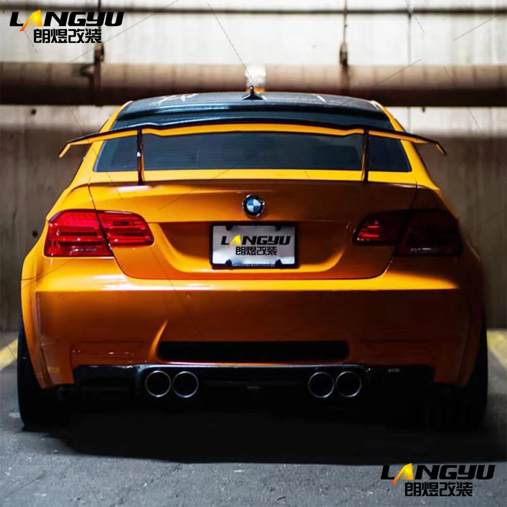 Для BMW 3 серии E92 E93 M3 2006 2007 2008 2009 2010 2011 2012 2013 Vorsteiner Стиль углеродного волокна спойлер
