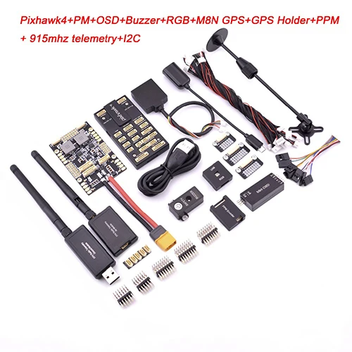 Choice 6 Pixhawk 4 PIXhawk4 управление полетом и gps модуль M8N& PM плата управления питанием автопилот комбо комплект для квадрокоптера F450 S550 - Цвет: Choice 6