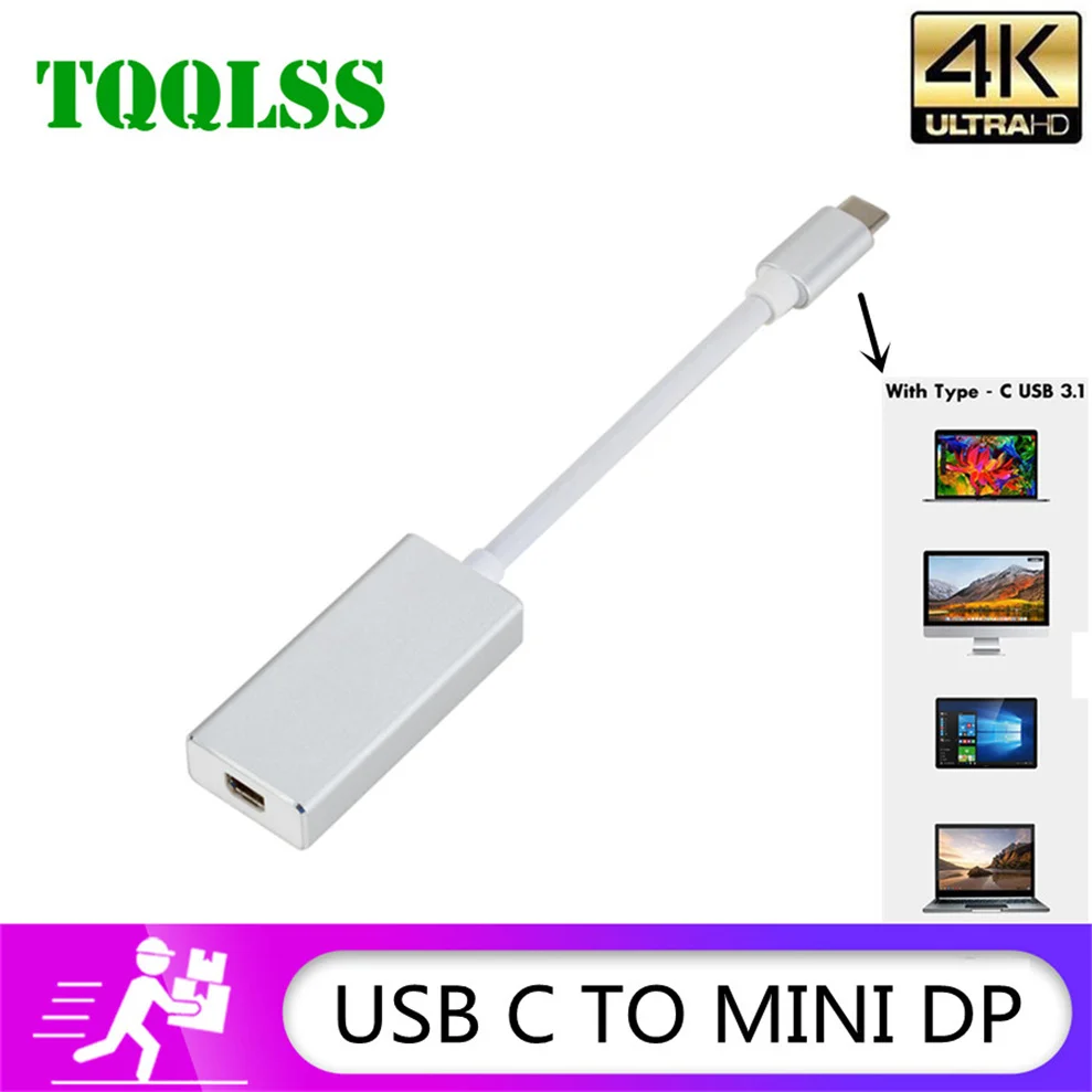 USB C 3 1 для дисплейный порт MiniDP типа Дисплей Порты и разъёмы конвертер кабель