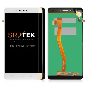 for lenovo k6 note display touch screen digitizer assembly in mobile phone lcd for lenovo k6 plus k53a48 lcd replacement parts free global shipping
