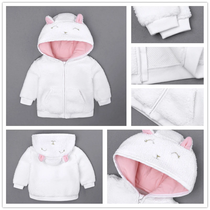 Модное весеннее пальто для малышей кашемировая пижама из ягненка новорожденных