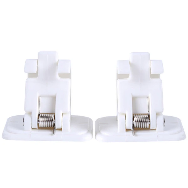 2 Pcs Shower Curtain Hanging Rod End Fixing Holder Clip Rack Hook for Home Bathroom C66 | Дом и сад