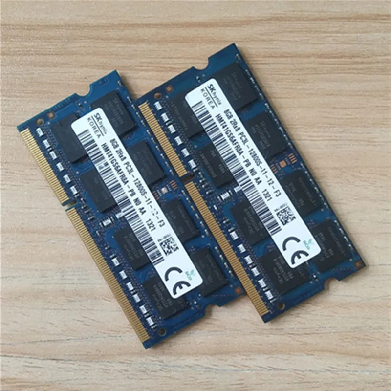 Sk hynix memoria DDR3 Оперативная память S 8 Гб 2RX8 PC3L 12800S 1600 МГц 1 35 V памяти ноутбука 204 PIN для