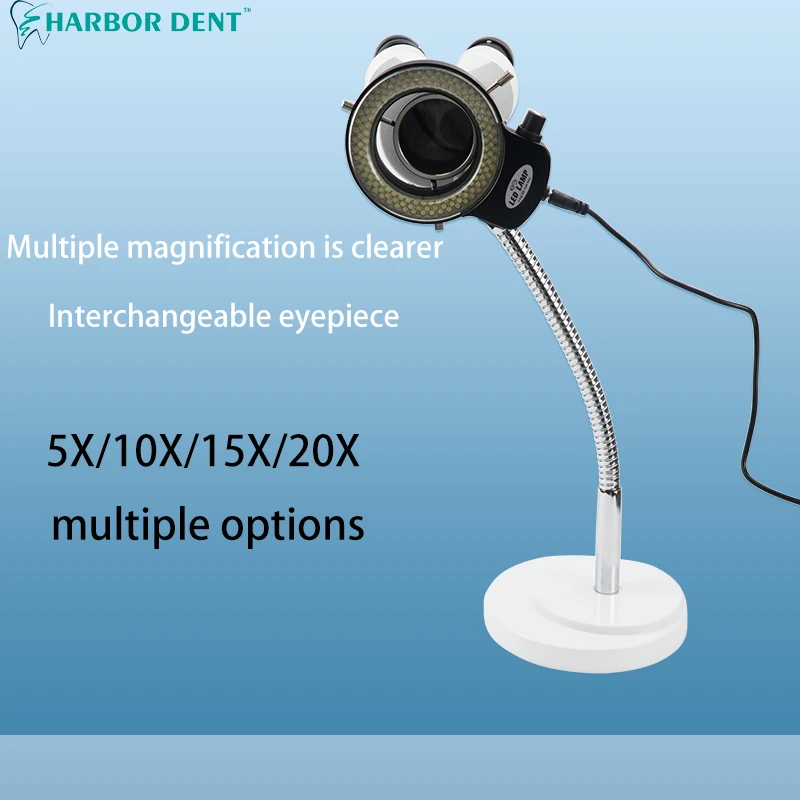 10X стоматологический лабораторный микроскоп высокого разрешения бинокулярный