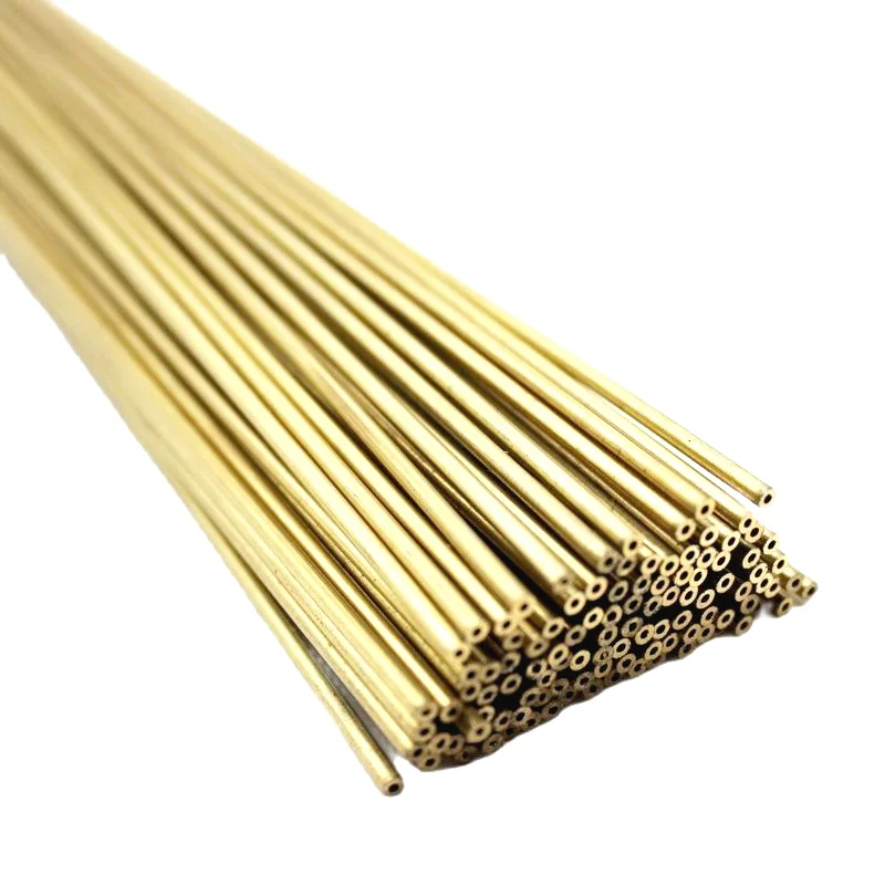 

10pcs 500mm Seamless Round Brass Pipe Tube 2mm Transfering Modelmaking