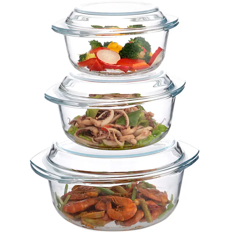 

Tempered Glass Bowl with Lid Heat-resistant Soup Bowl Instant Noodle Bowl Microwave Oven Suitable for One Bowl Dual-use Salad