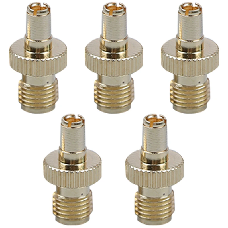 

5 шт., разъем SMA/TS9, прямой гнездо SMA в TS9 позолоченный адаптер