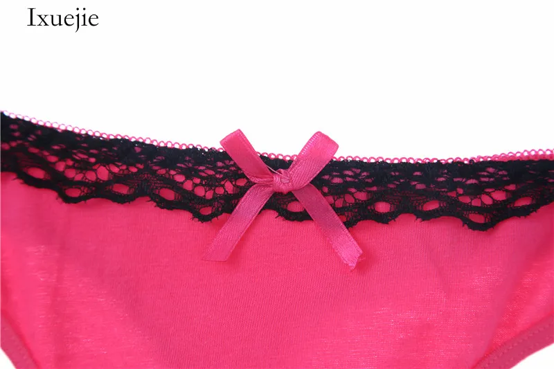 6 шт./лот M L XL кружевные стринги сексуальные женские трусики с низкой талией