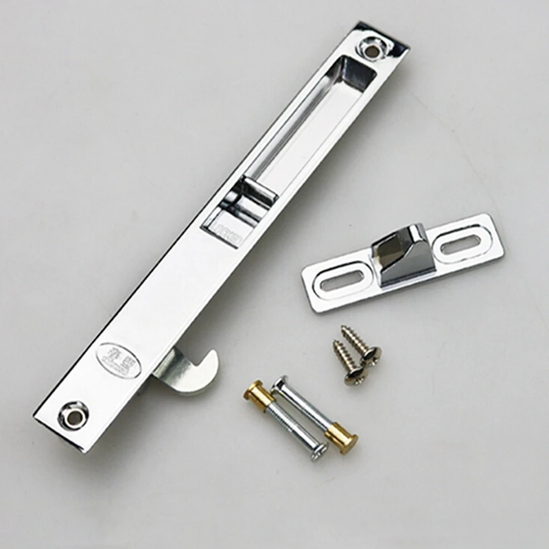 New Sliding Window Lock No Keys Interior Room Hanging Door Embedded Hook Invisible Move Lockset |