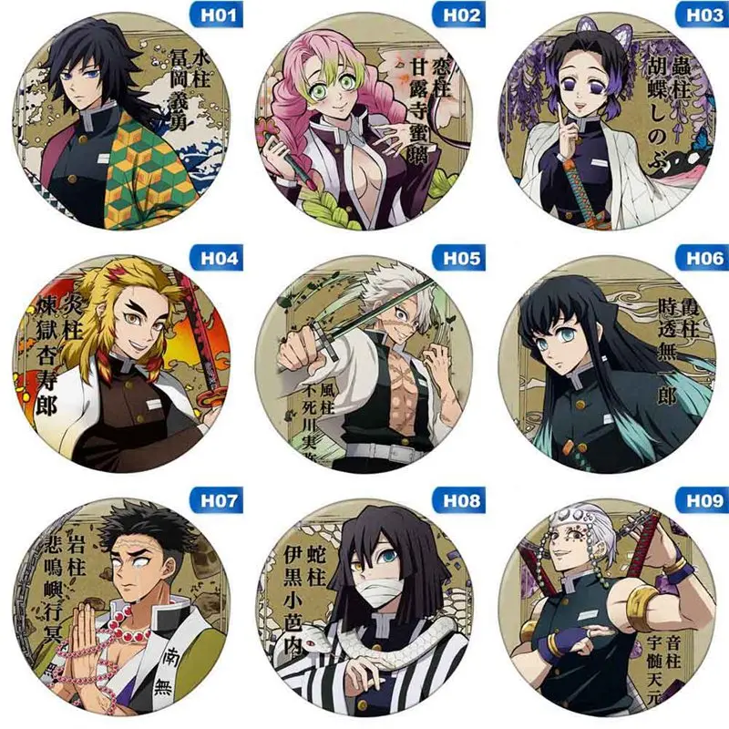 Демон убийца Kimetsu без Yaiba Значки для косплея брошь на застежке камадо Tanjirou значок