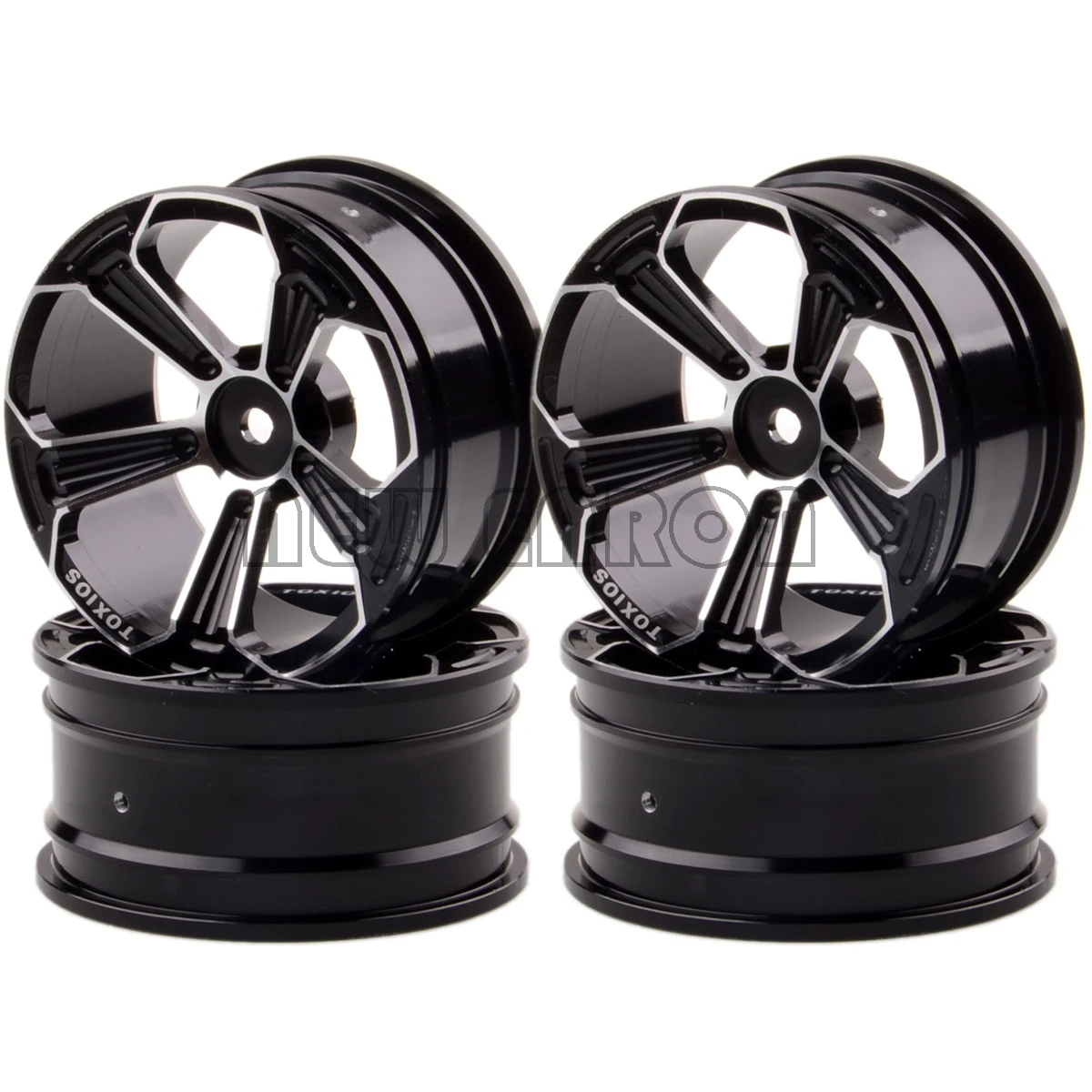 ENRON 4P Алюминиевые 5 спиц колеса/диски для RC 1/10 на дороге дрейф Sakura HSP Tamiya Traxxas HSP HPI Kyosho RedCat