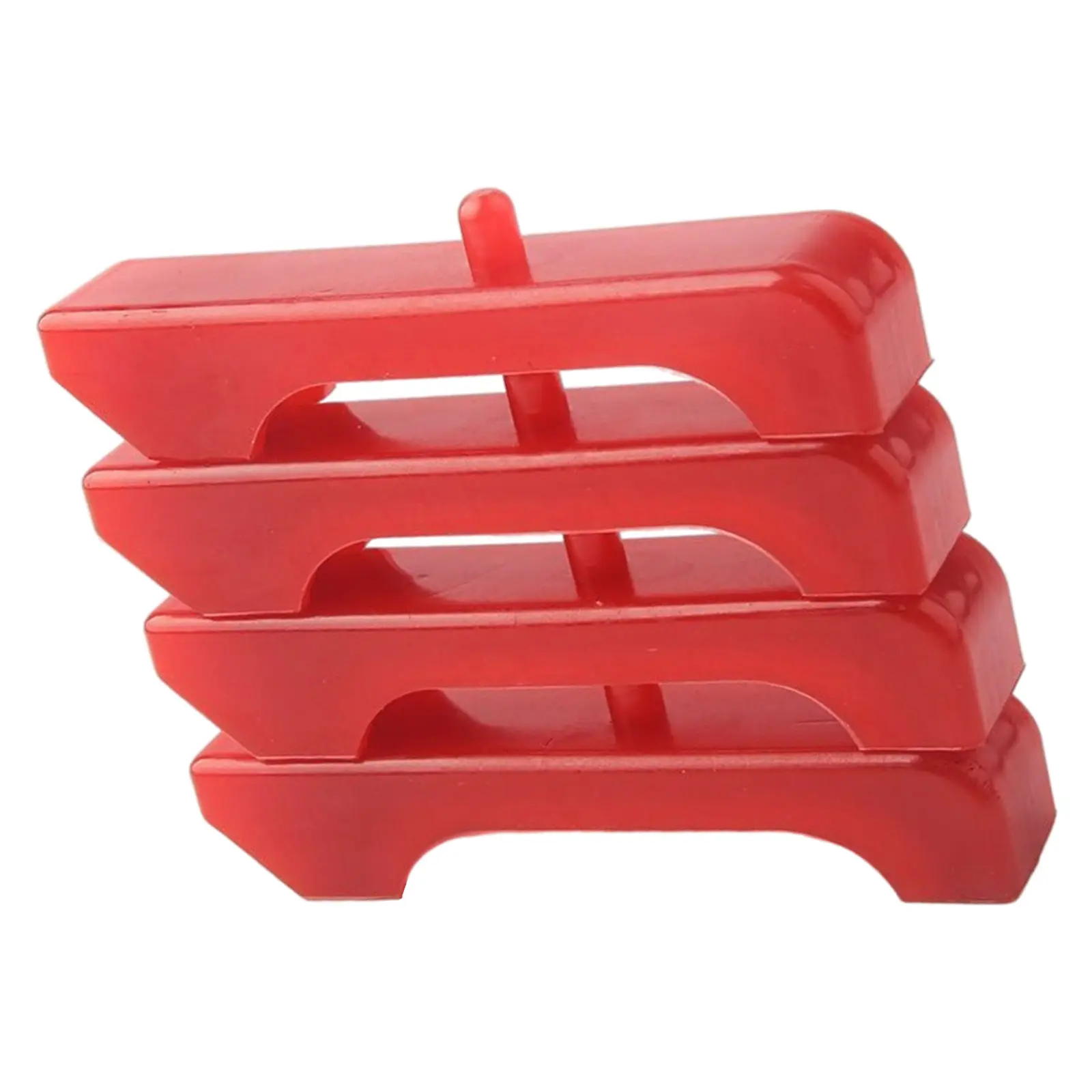 4x Auto Engine Radiator Insolators 7-1711 Direct Replacement Portable Accessory Red Urethane Fits for General Motor Vehicle | Автомобили и