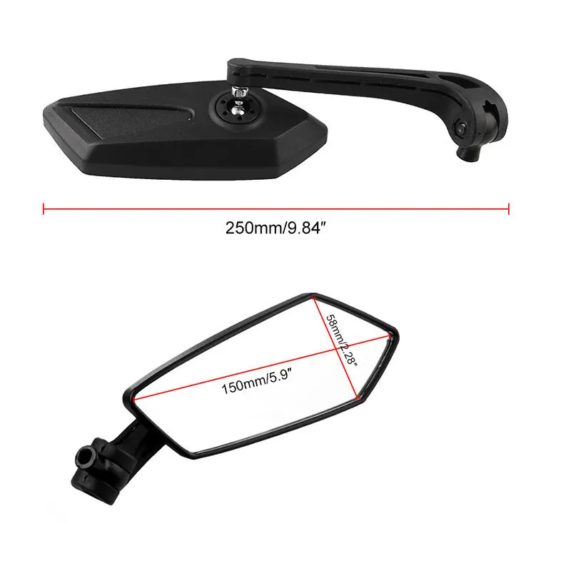 LMoDri универсальная пара мотоциклов зеркало заднего вида скутер 8 мм 10 модификация