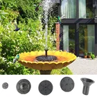 7V Мини Солнечная приведенная в действие набор для фонтана пруд Панели солнечные водный насос фонтана садового сарая патио садовый украшения птица ванная фонтан