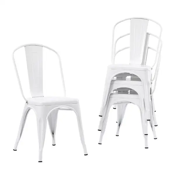 4 шт промышленные железные металлические обеденные стулья креативные кофейные