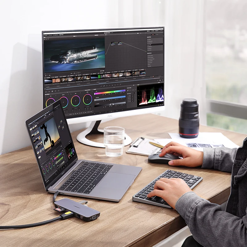 

Usb C Hub Portable Type C To Multi Usb 3.0 Hub Hdmi Adapter Dock For Macbook Pro Air Usb-C 3.1 Splitter Port Type C Hub